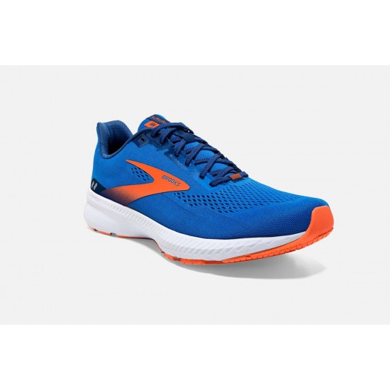 Brooks Launch 8 Blue Orange White CA8435 901 Men